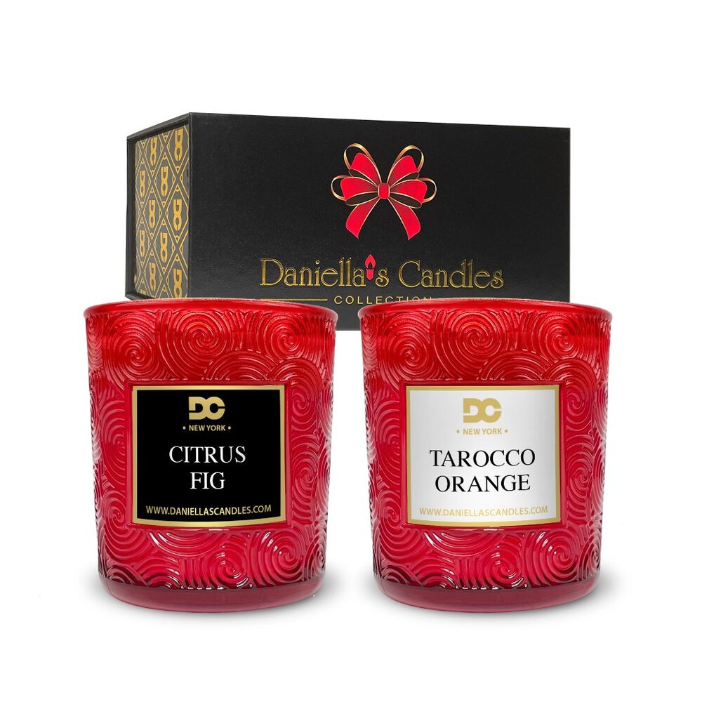 DANIELLA'S CANDLES Fruit Collection Candle Gift Set